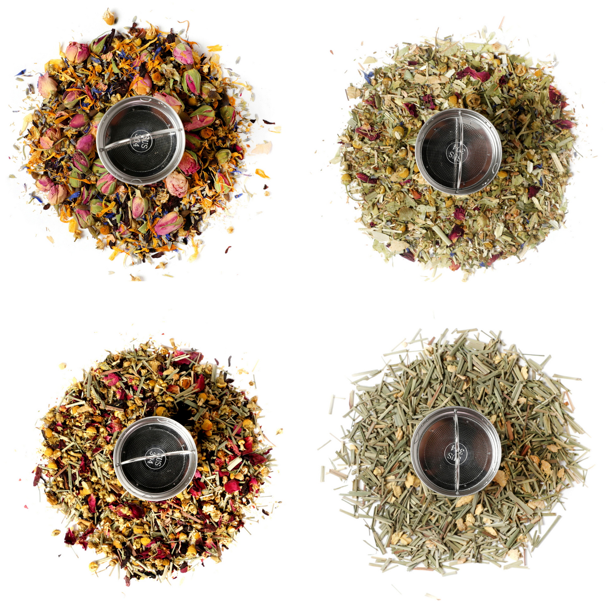 Kodu Herbal Passion Tea Sampler Gift Box - Loose Leaf Tea Infusion - Tea Gift Box - Size: 4 Pack