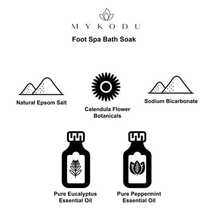 Foot Spa Bath Soak - Epsom Salt Soak - mykodu