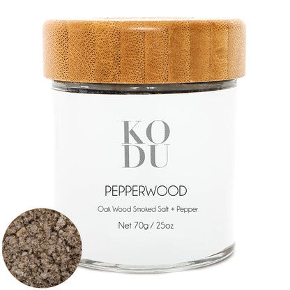 Pepperwood – Oak Wood Smoked Salt & Pepper - mykodu