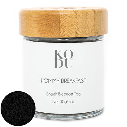 Pommy - English Breakfast Tea - Loose Leaf Black Tea Blend - mykodu